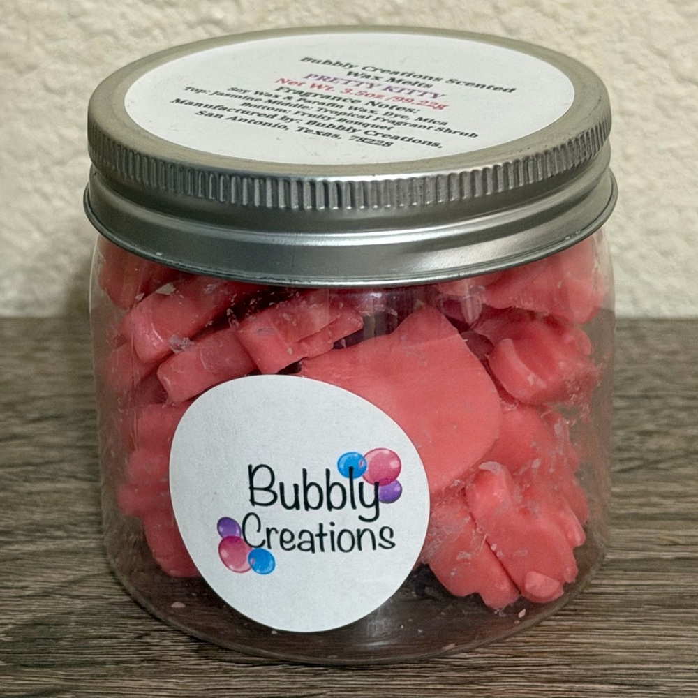 Bubbly Creations Scented Wax Melts “Pretty Kitty”